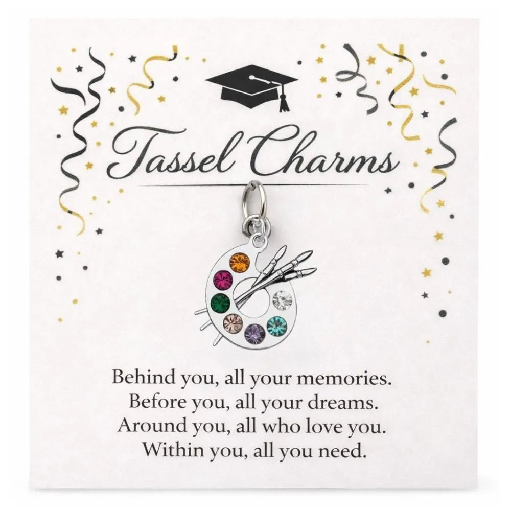 Art Graduation Tassel Charm