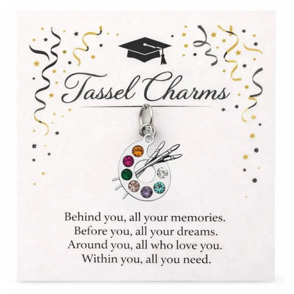 Art Graduation Tassel Charm