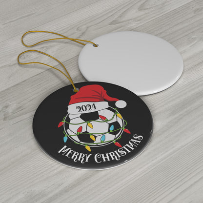 2024 Soccer Christmas Ornament