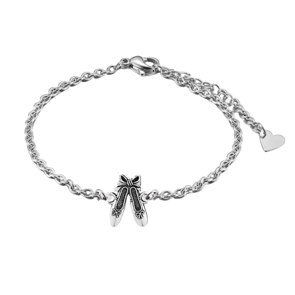 Ballet Charm Chain Bracelet