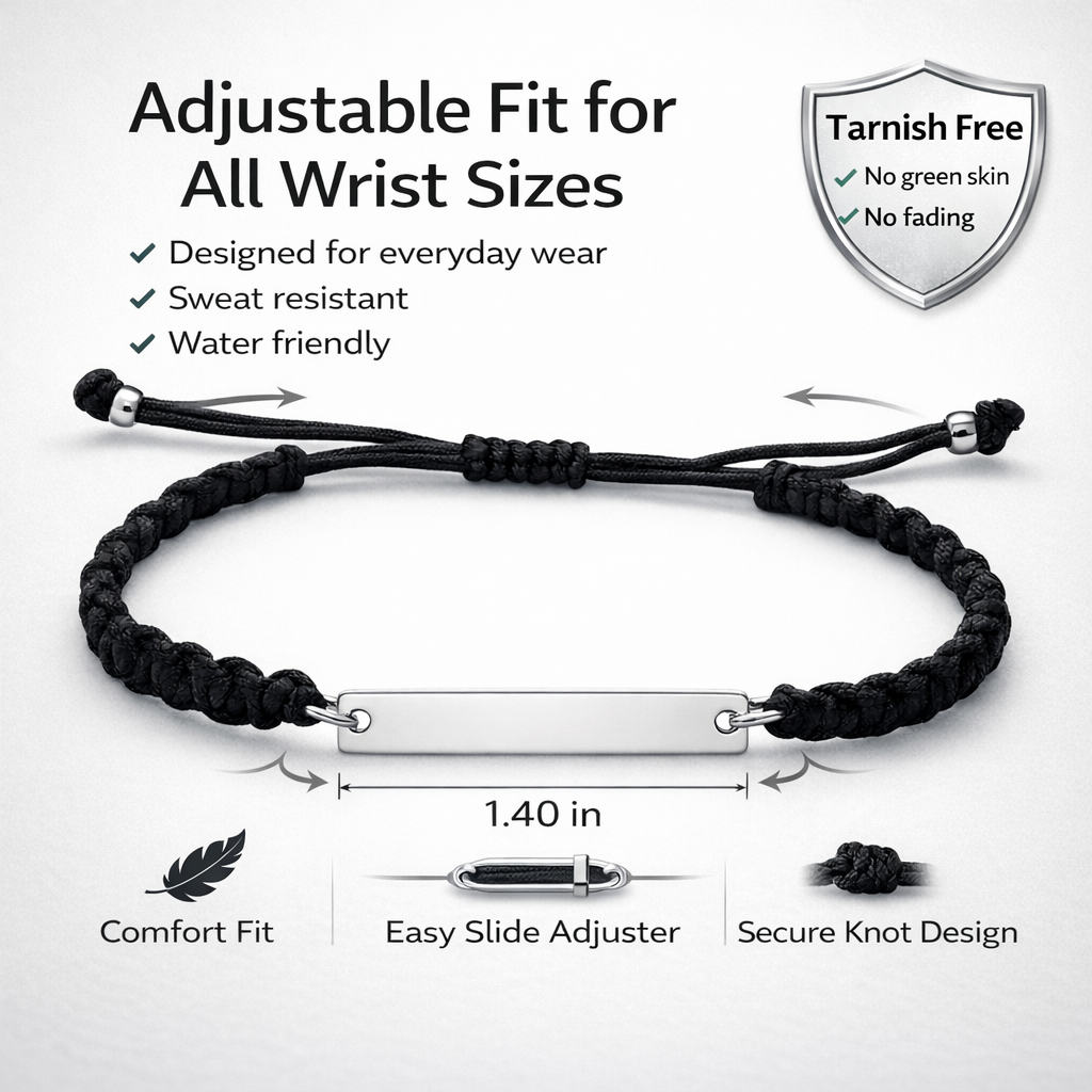 Personalized Engraved Field Hockey Bar Bracelet