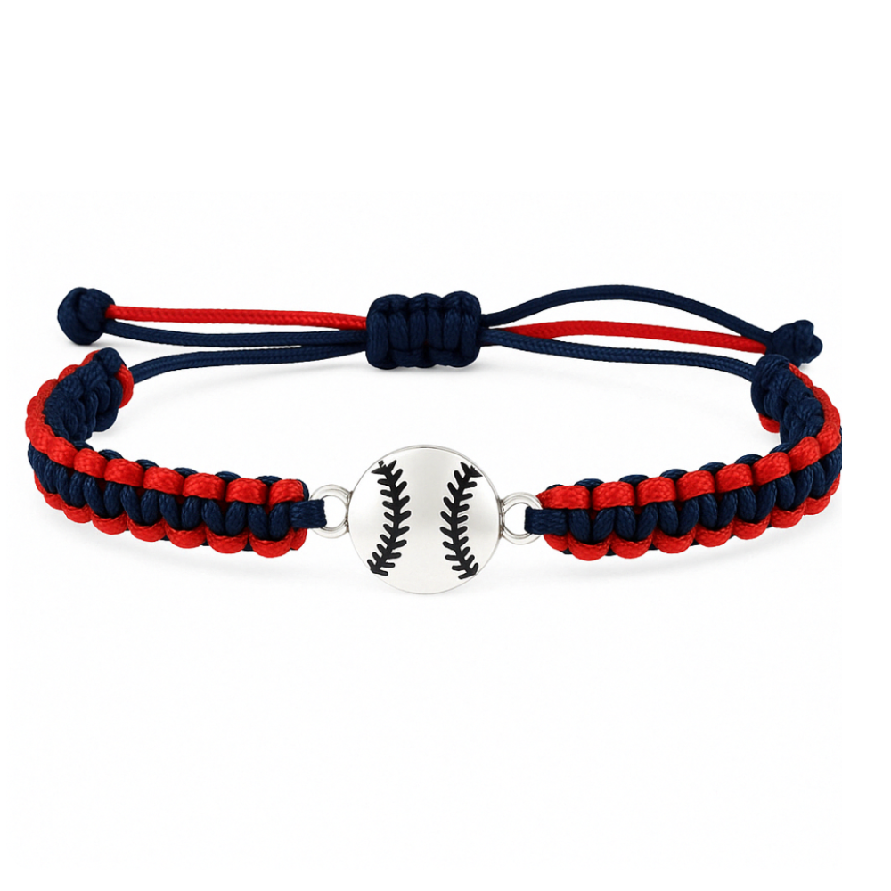 Multi-Colored Baseball Rope Bracelet - Pick Colors | SportyBella