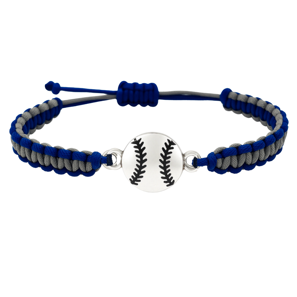 Multi-Colored Baseball Rope Bracelet Pick Colors SportyBella