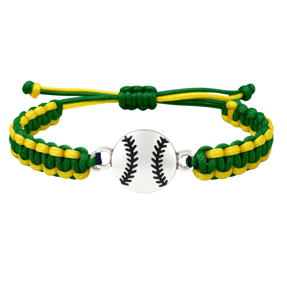 Multi Colored Baseball Rope Bracelet - Pick Colors