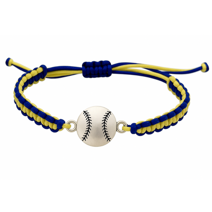 Multi Colored Baseball Rope Bracelet - Pick Colors