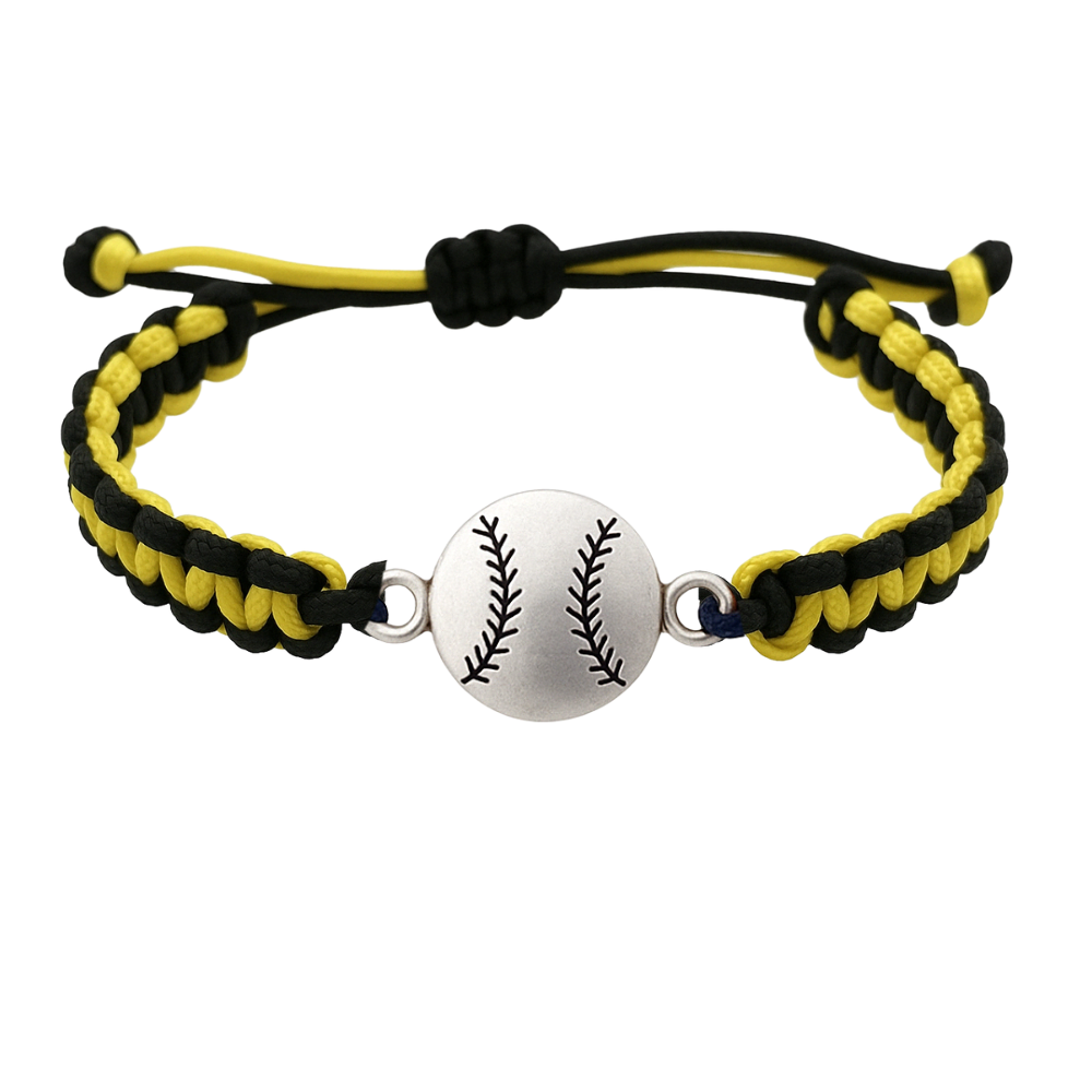 Multi Colored Baseball Rope Bracelet - Pick Colors
