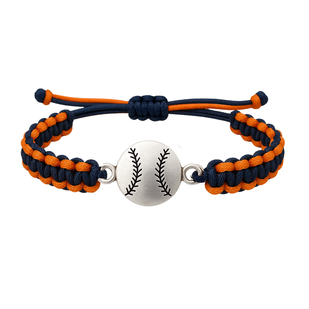 Multi-Colored Baseball Rope Bracelet Pick Colors SportyBella