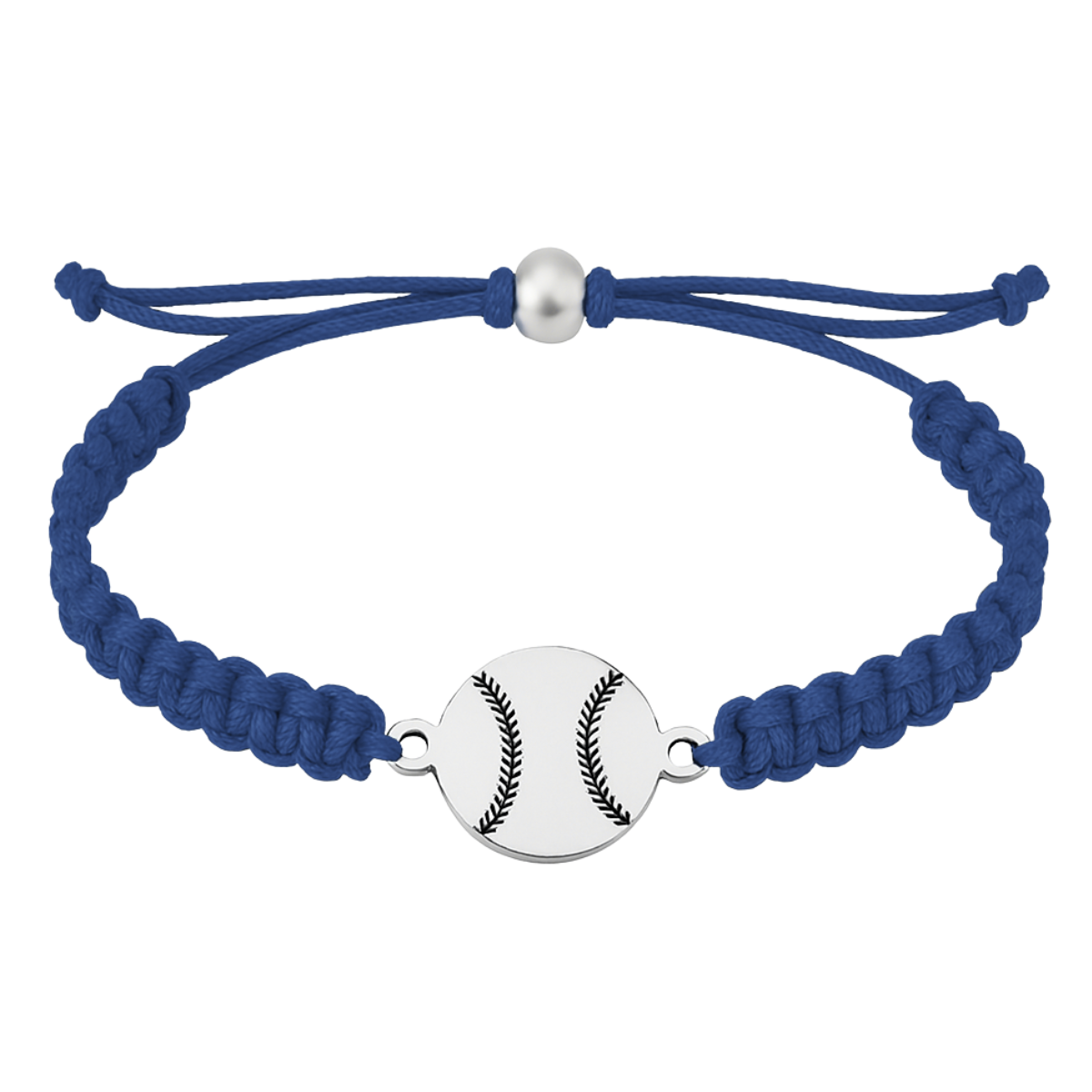Baseball Stainless Steel Rope Bracelet - Pick Color