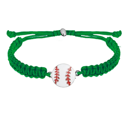 Baseball Rope Bracelet - Pick Color