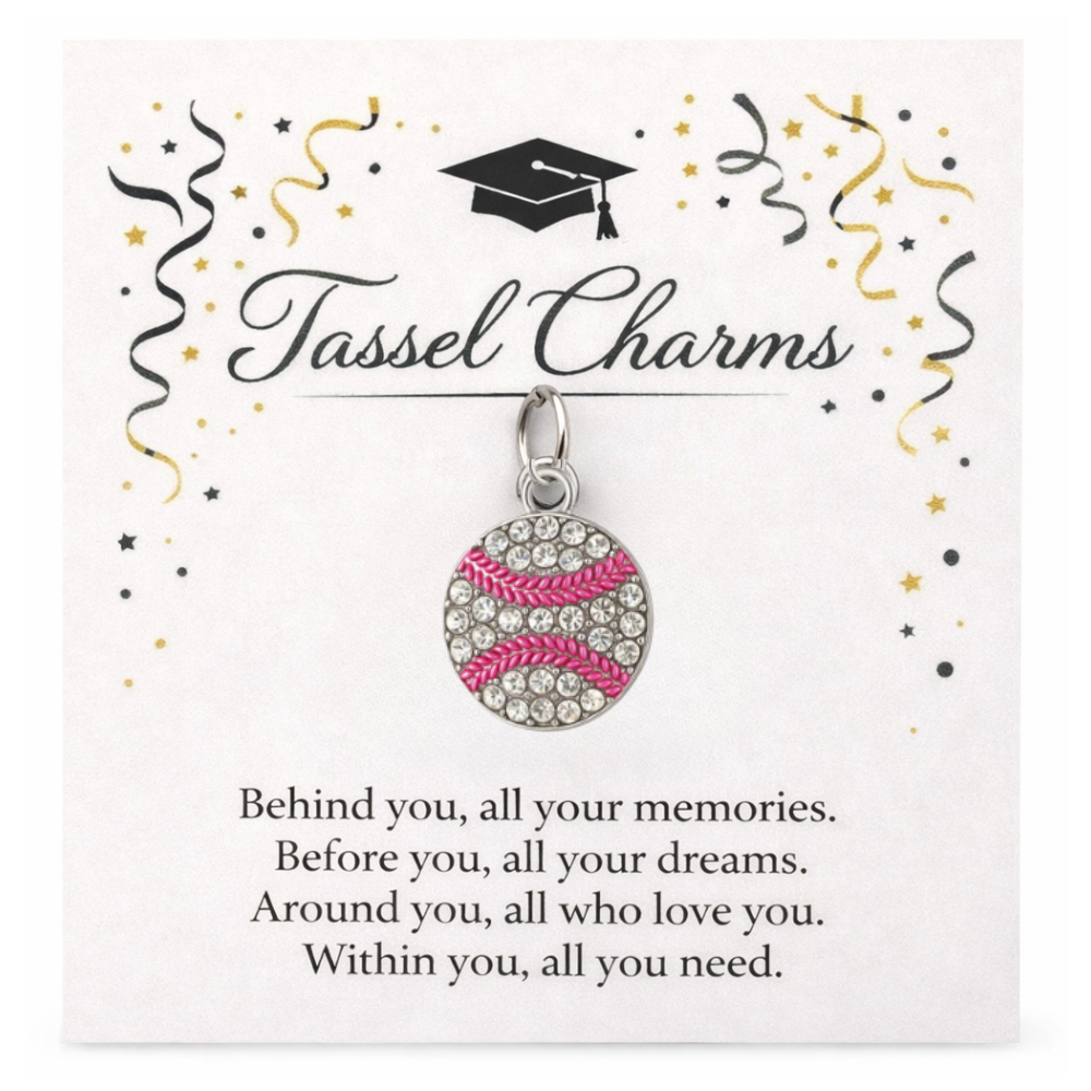 Baseball Tassel Charm
