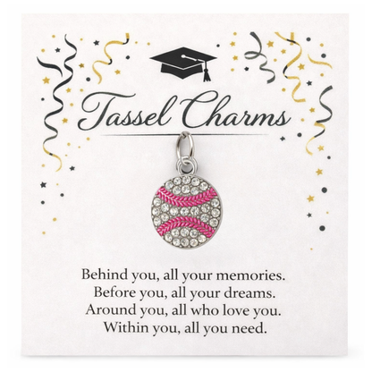 Baseball Tassel Charm