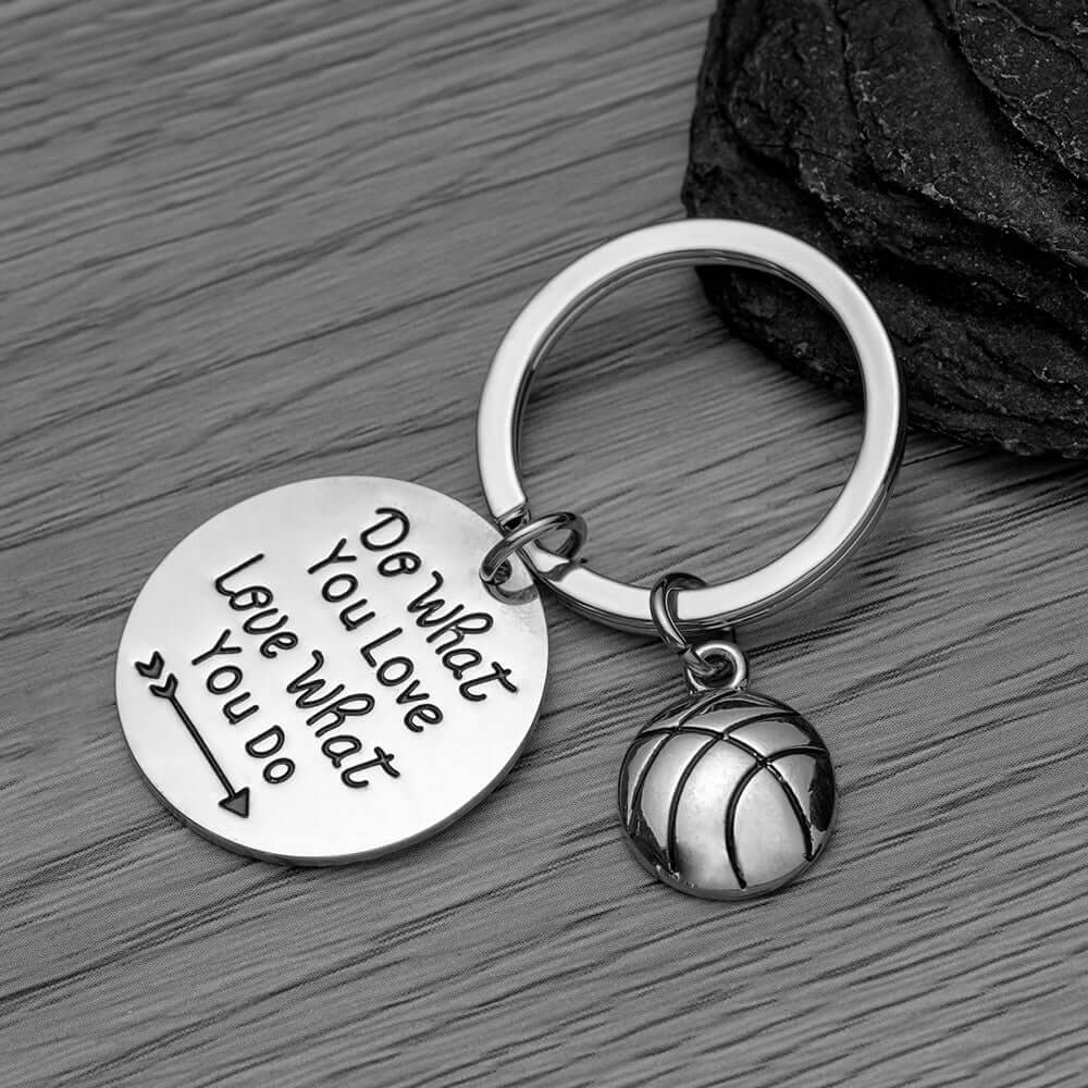 Basketball Keychain - Believe in Yourself & You Will Be Unstoppable