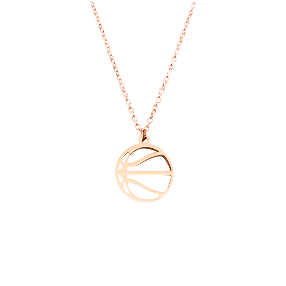 Basketball Stainless Steel Necklace