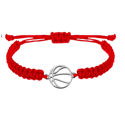 Basketball Stainless Steel Rope Bracelet - Pick Color