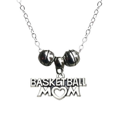 Basketball 2025 mom necklace