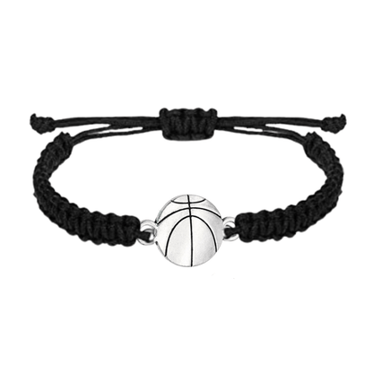 black basketball bracelet