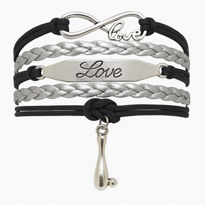 Bowling Infinity Love Charm Bracelet