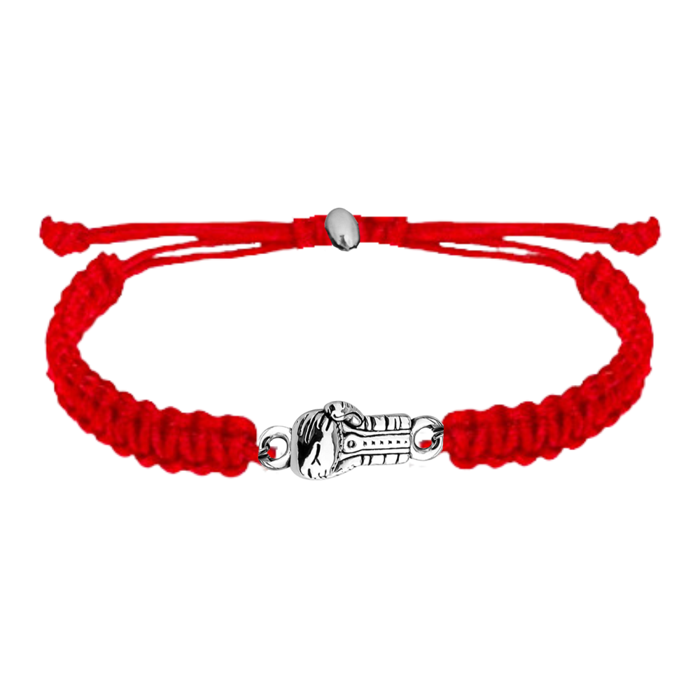 Boxing Glove Adjustable Rope Bracelet