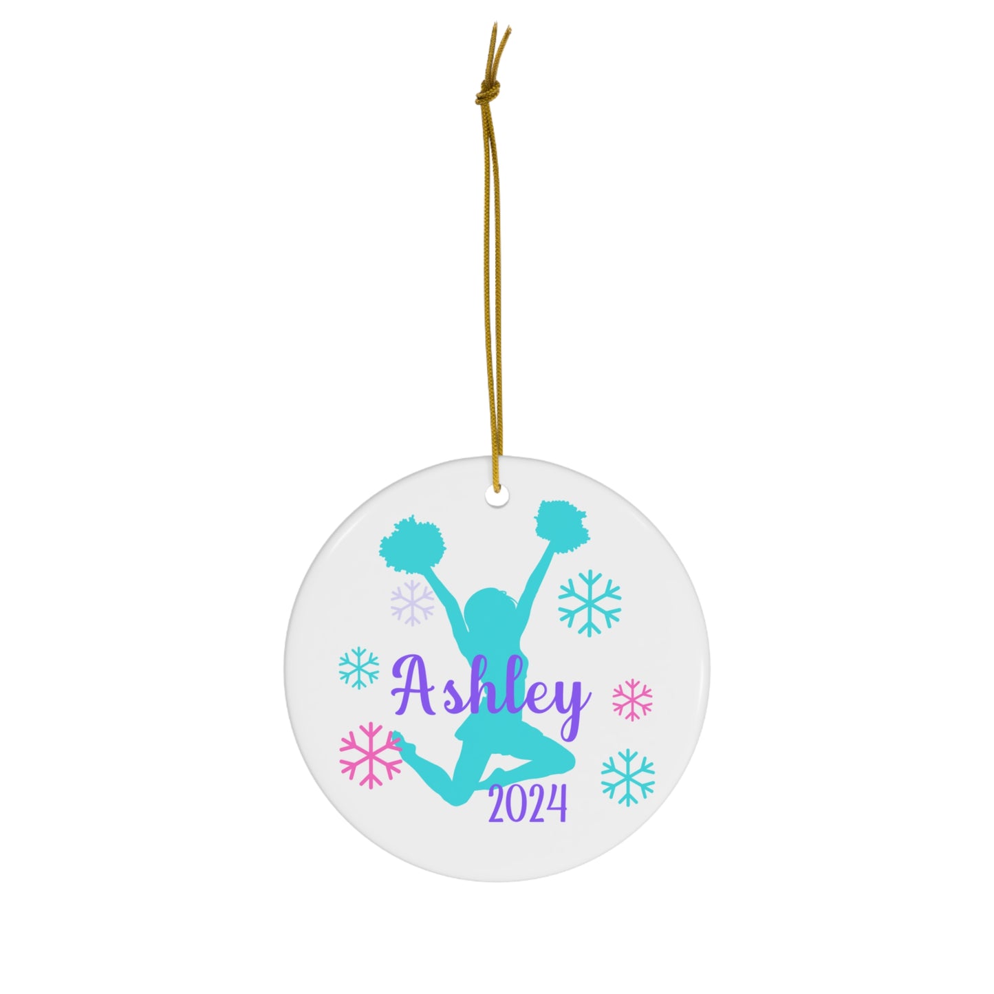 Personalized Cheer Ornament