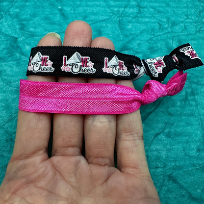 Girls Cheer Hair Ties Set