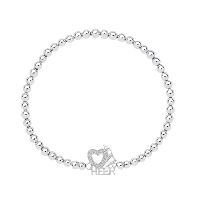 Love to Cheer Beaded Bracelet - Pick Color