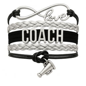 Cheer Coach Infinity Bracelet