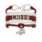 Maroon/White