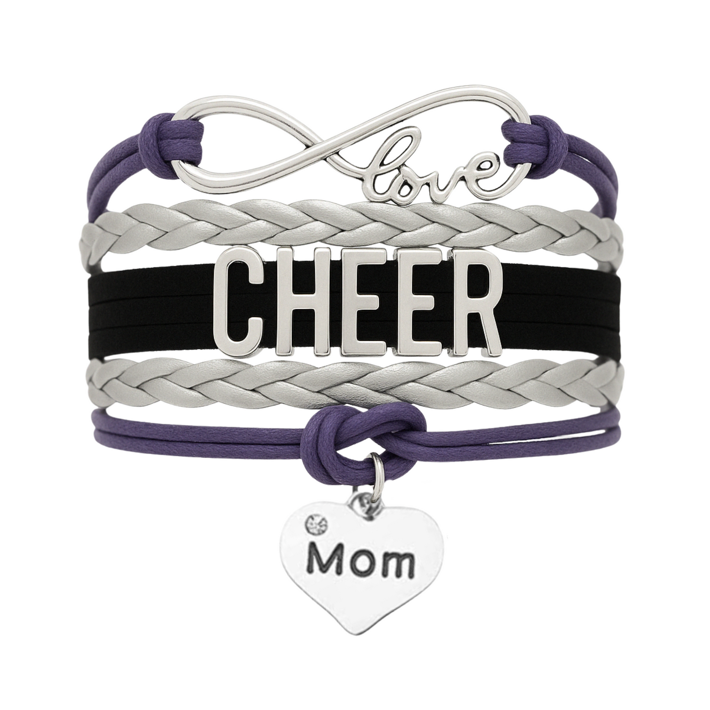 Cheer Mom Bracelet- Pick Team Colors