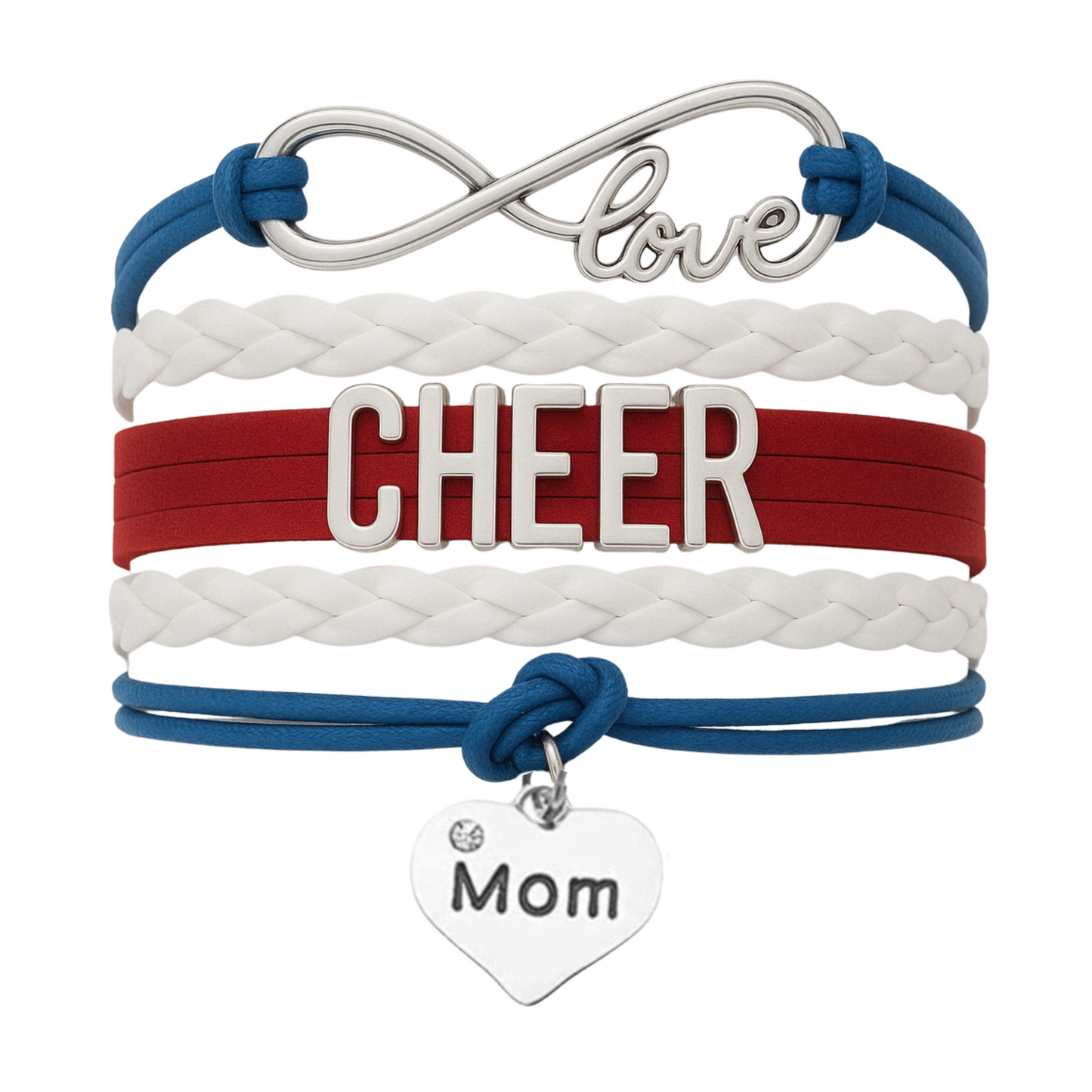 Cheer Mom Bracelet- Pick Team Colors