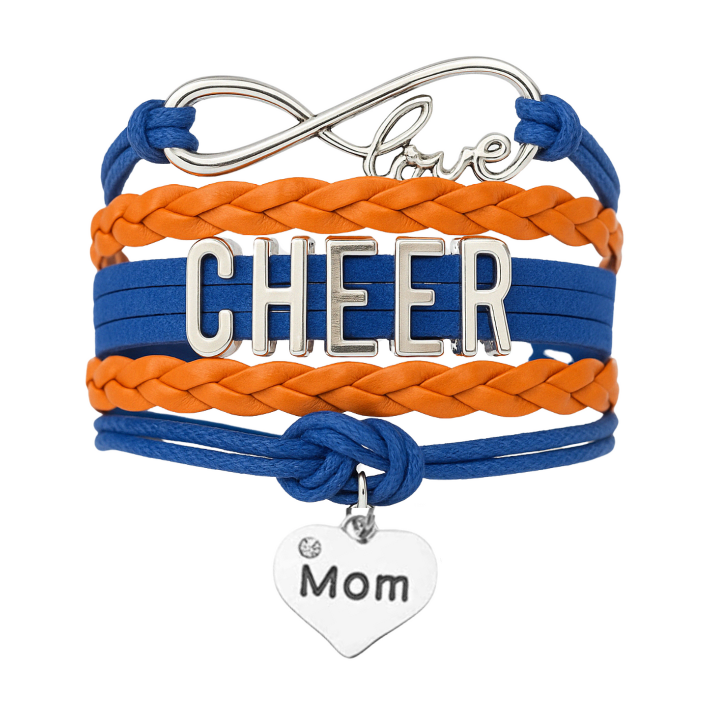 Cheer Mom Bracelet- Pick Team Colors