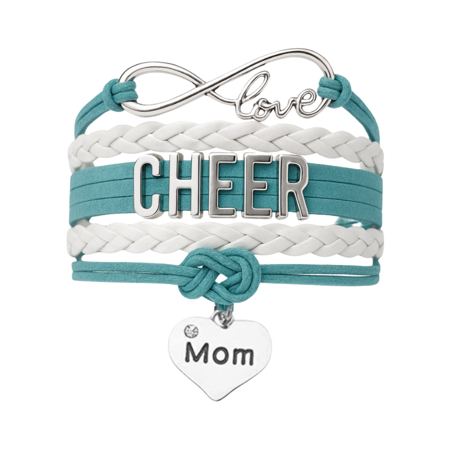 Cheer Mom Bracelet- Pick Team Colors