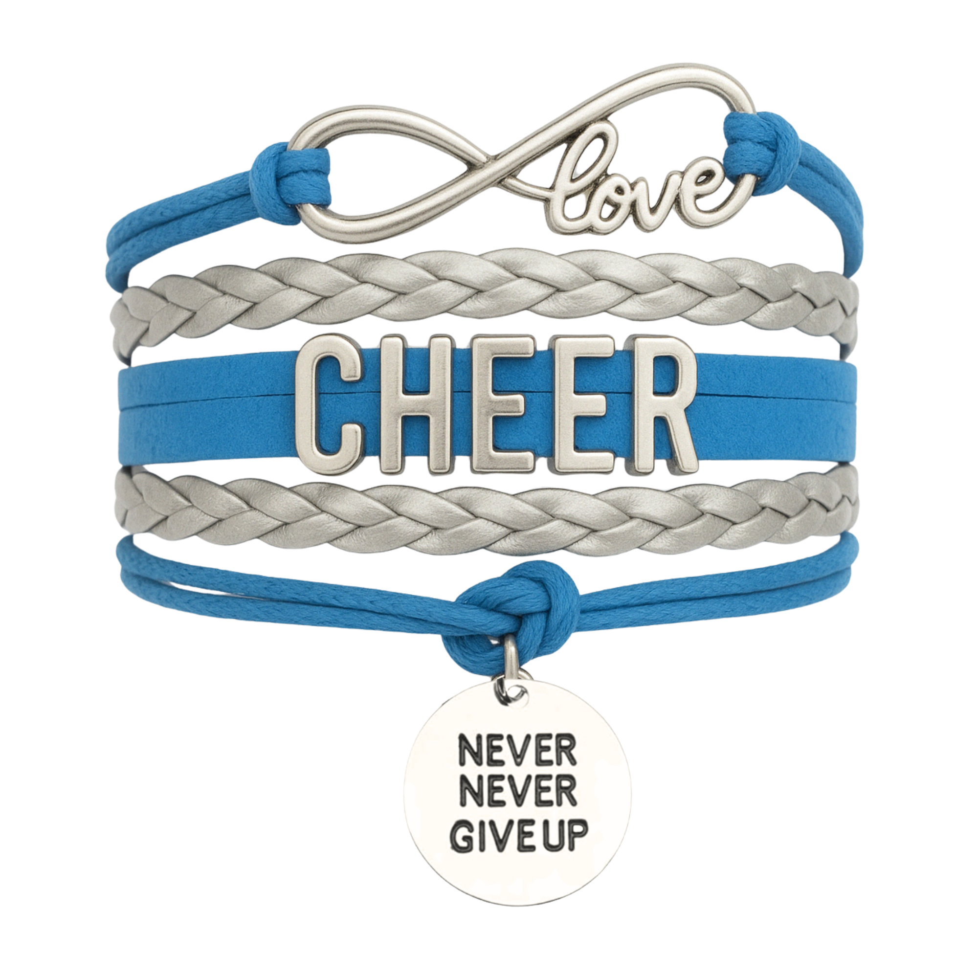 Cheer Bracelet with Inspirational Charms