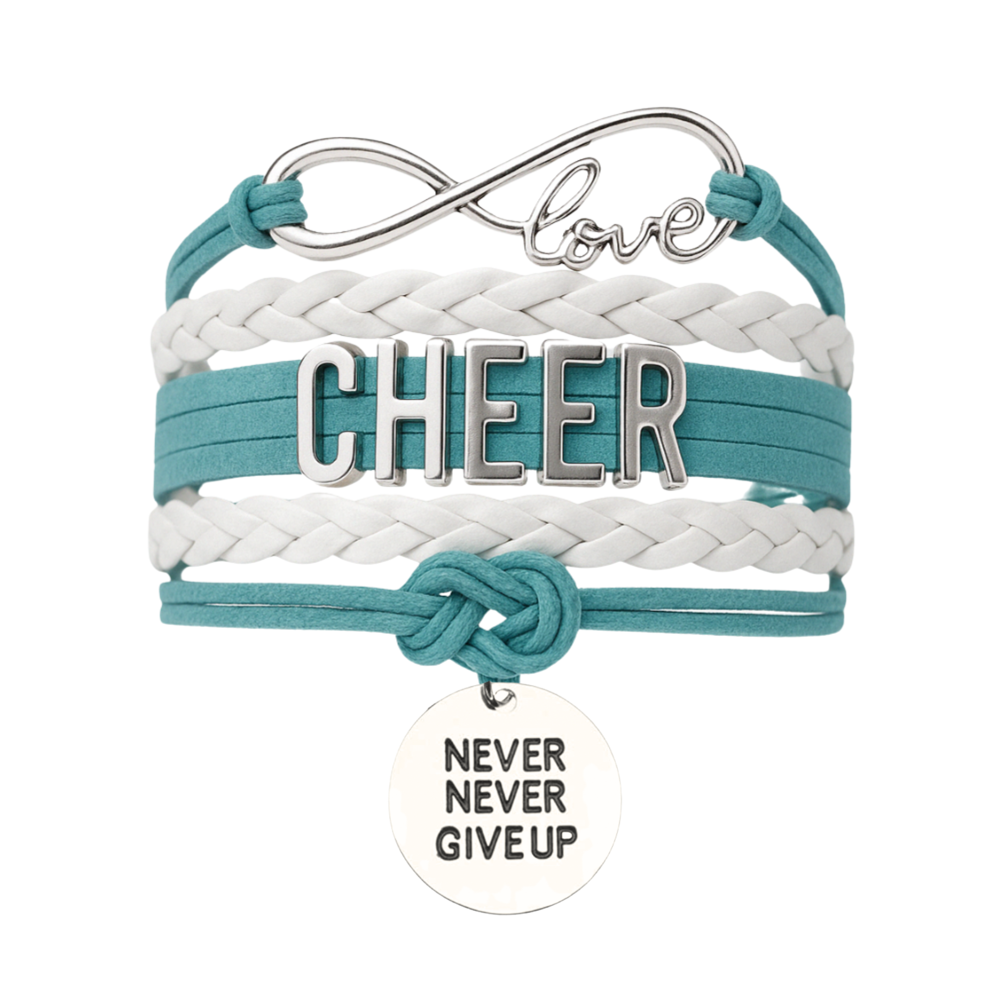 Cheer Bracelet with Inspirational Charms