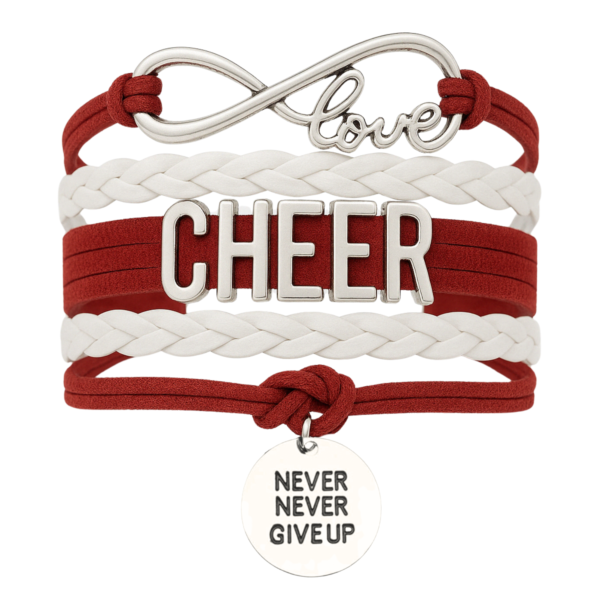 Cheer Bracelet with Inspirational Charms