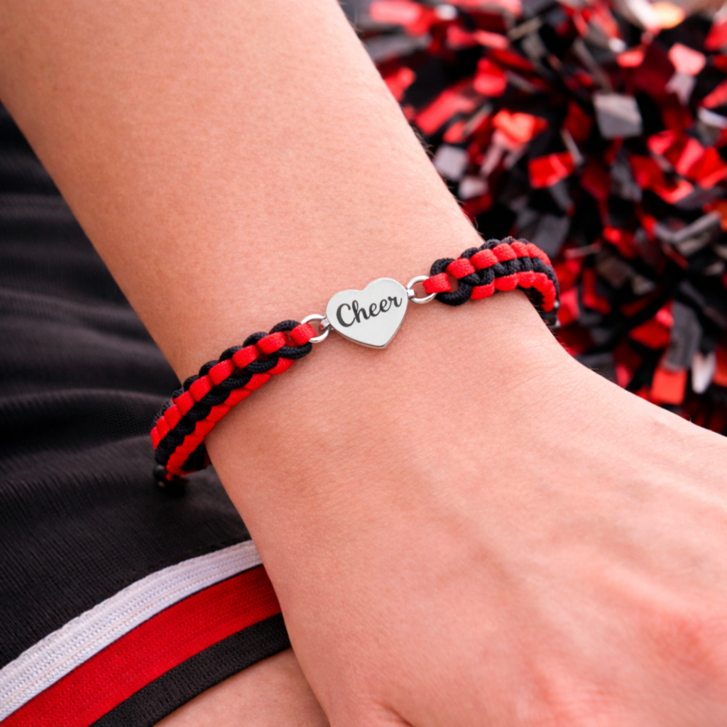 Cheer Multi Colored Rope Bracelet - Pick Colors