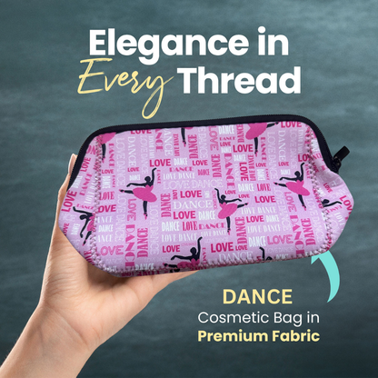 Dance Pink Cosmetic Bag