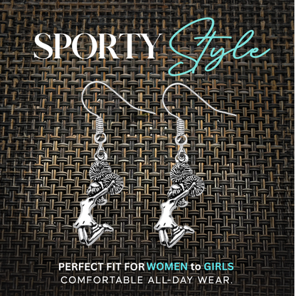 Cheerleader Dangle Earrings