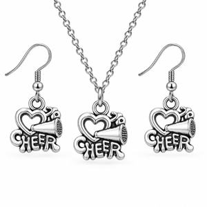 Cheer Necklace & Earring Set