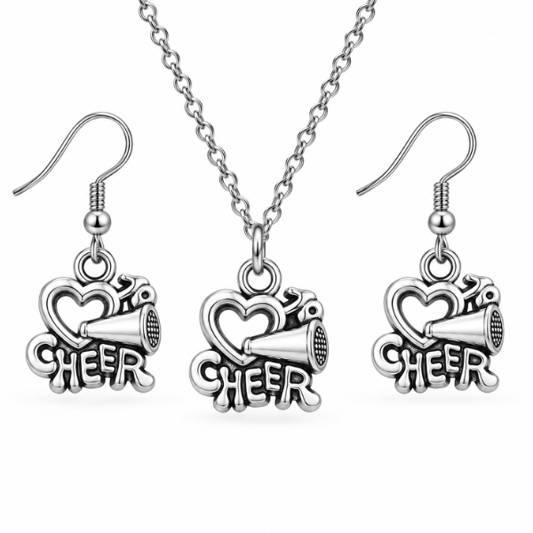 Cheer Necklace & Earring Set