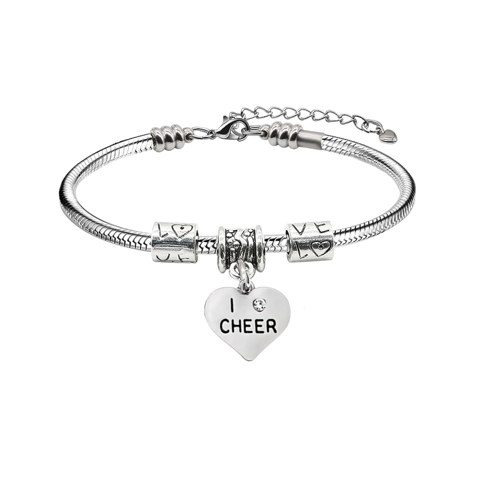 Cheer Love Charm Bracelet- Pick Style