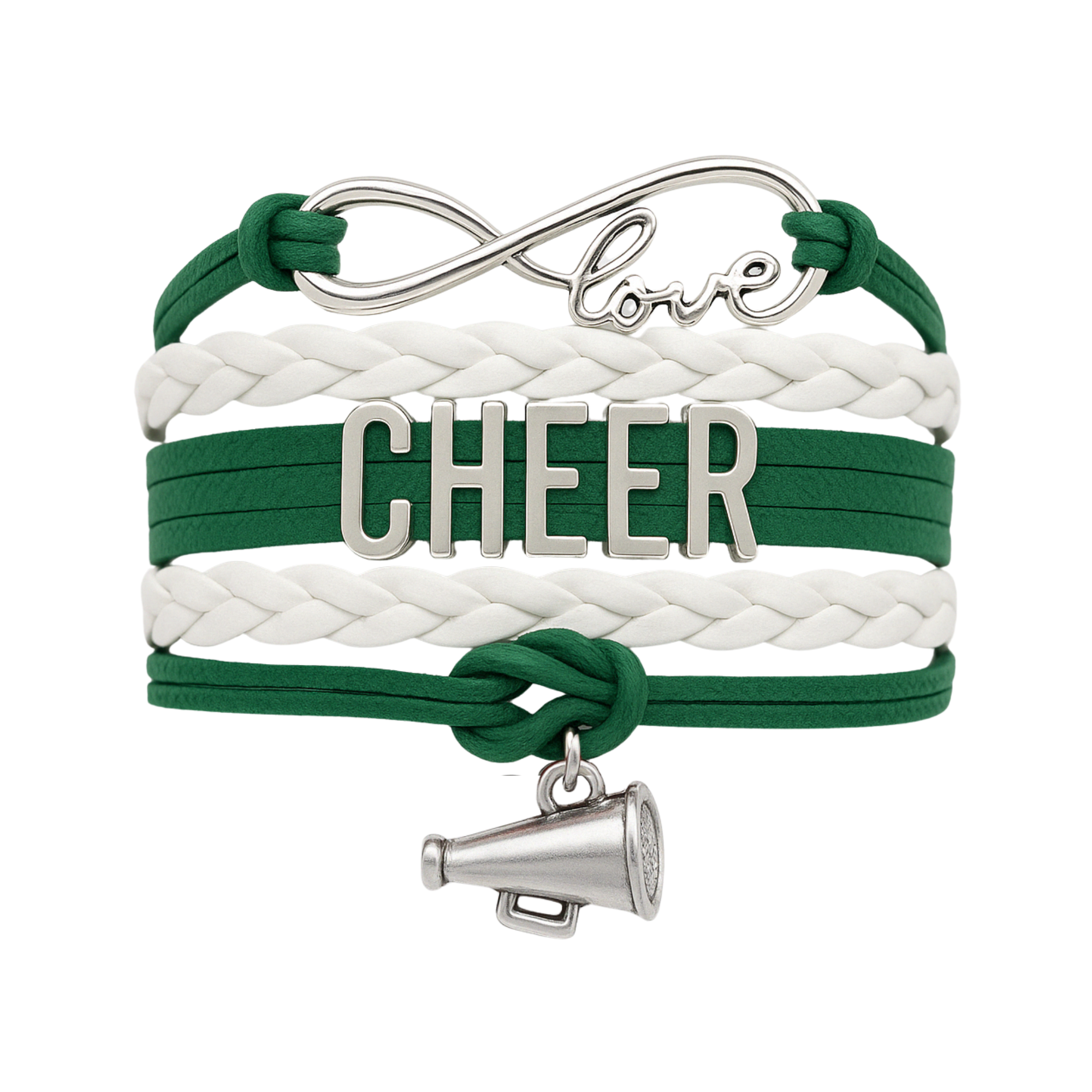 Cheer Charm Bracelet - 22 Team Colors Available