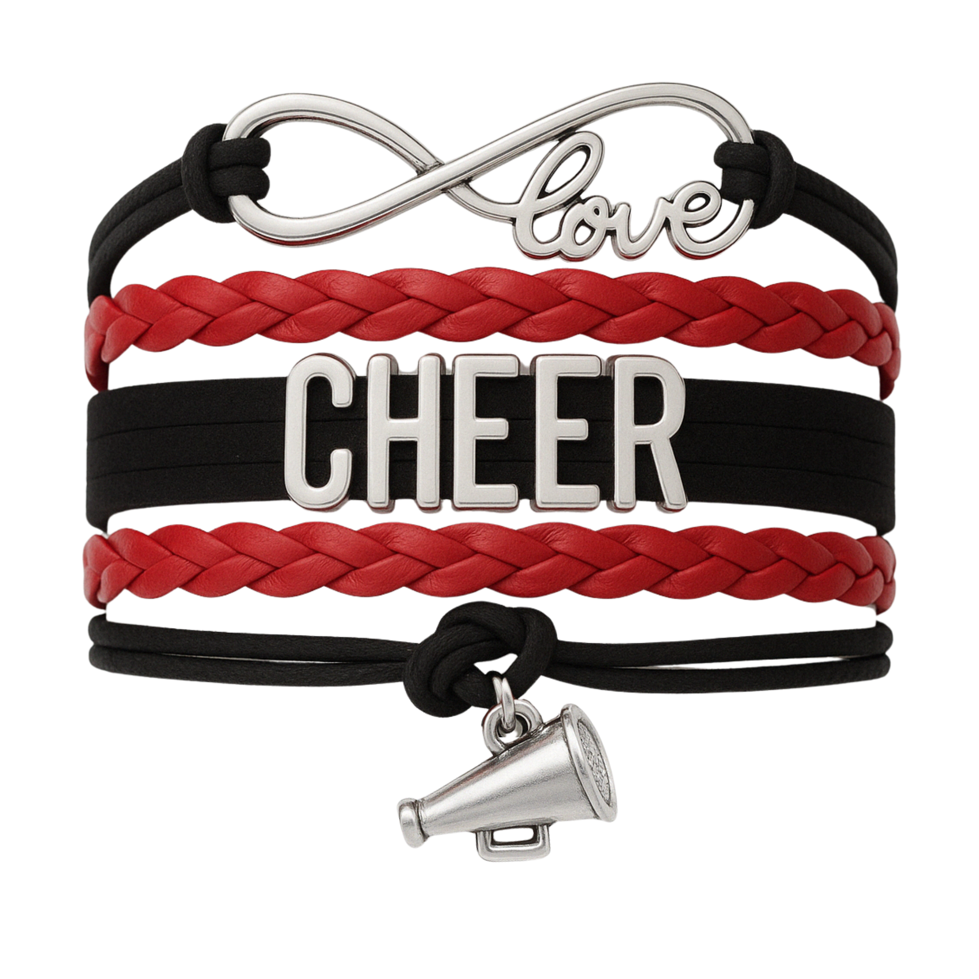 Cheer Charm Bracelet - 22 Team Colors Available