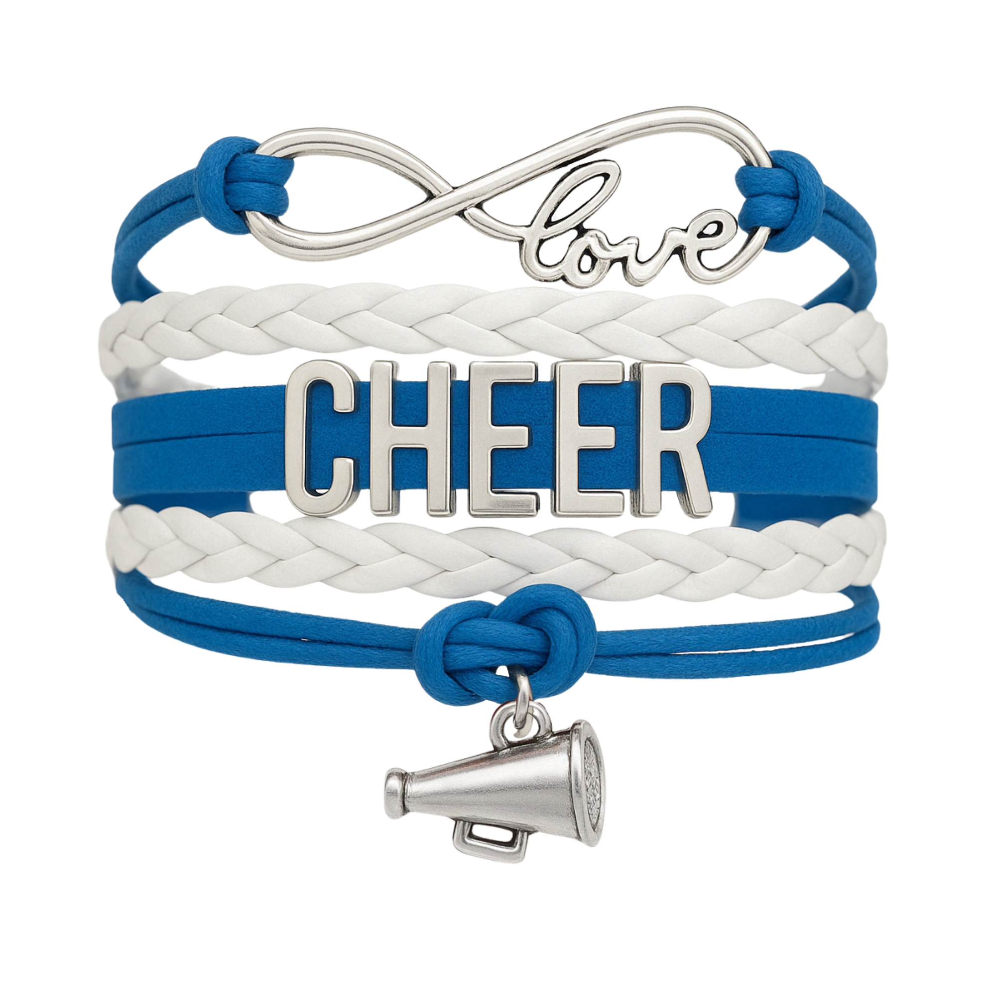 Cheer Charm Bracelet - 22 Team Colors Available