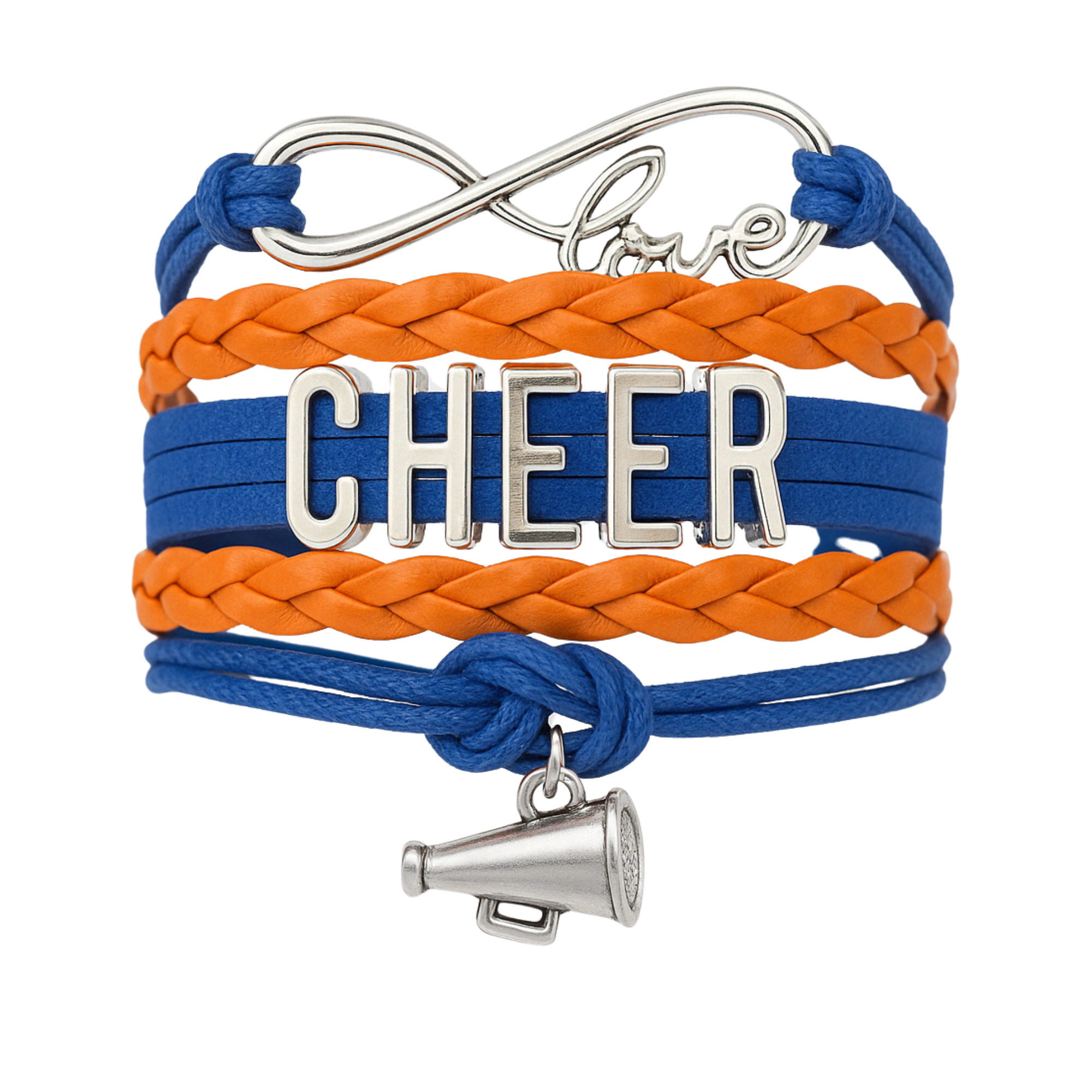 Cheer Charm Bracelet - 22 Team Colors Available