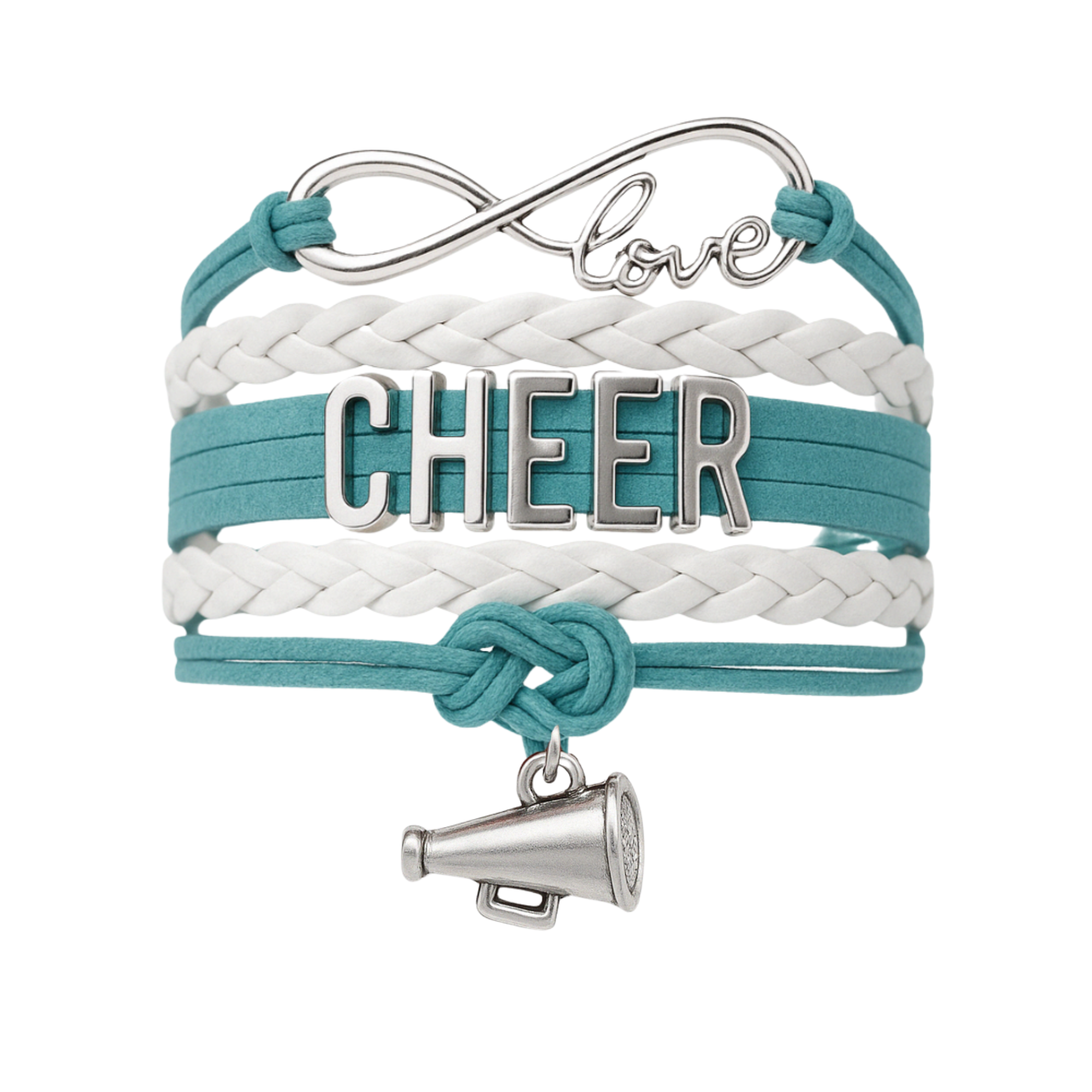 Cheer Charm Bracelet - 22 Team Colors Available
