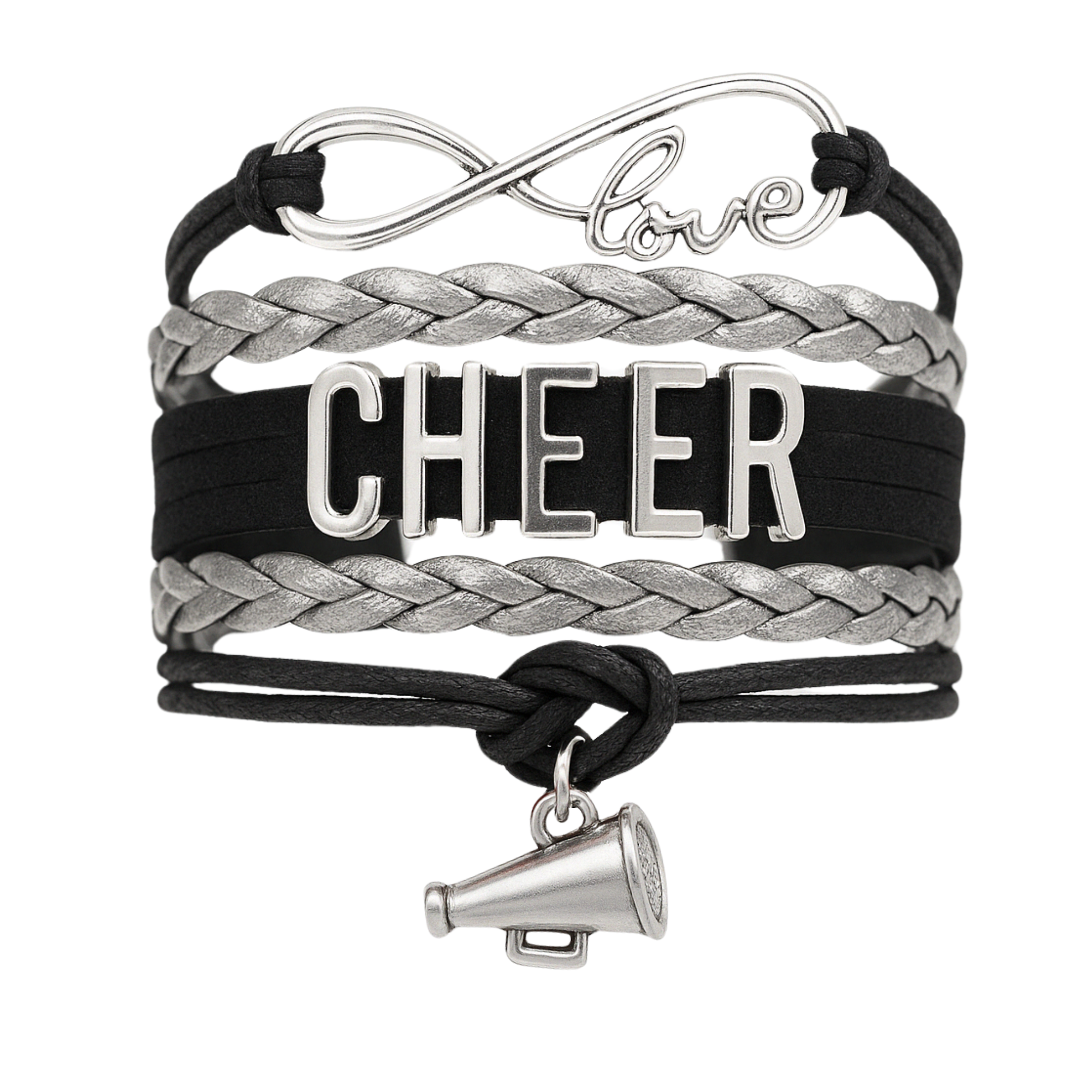 Cheer Charm Bracelet - 22 Team Colors Available