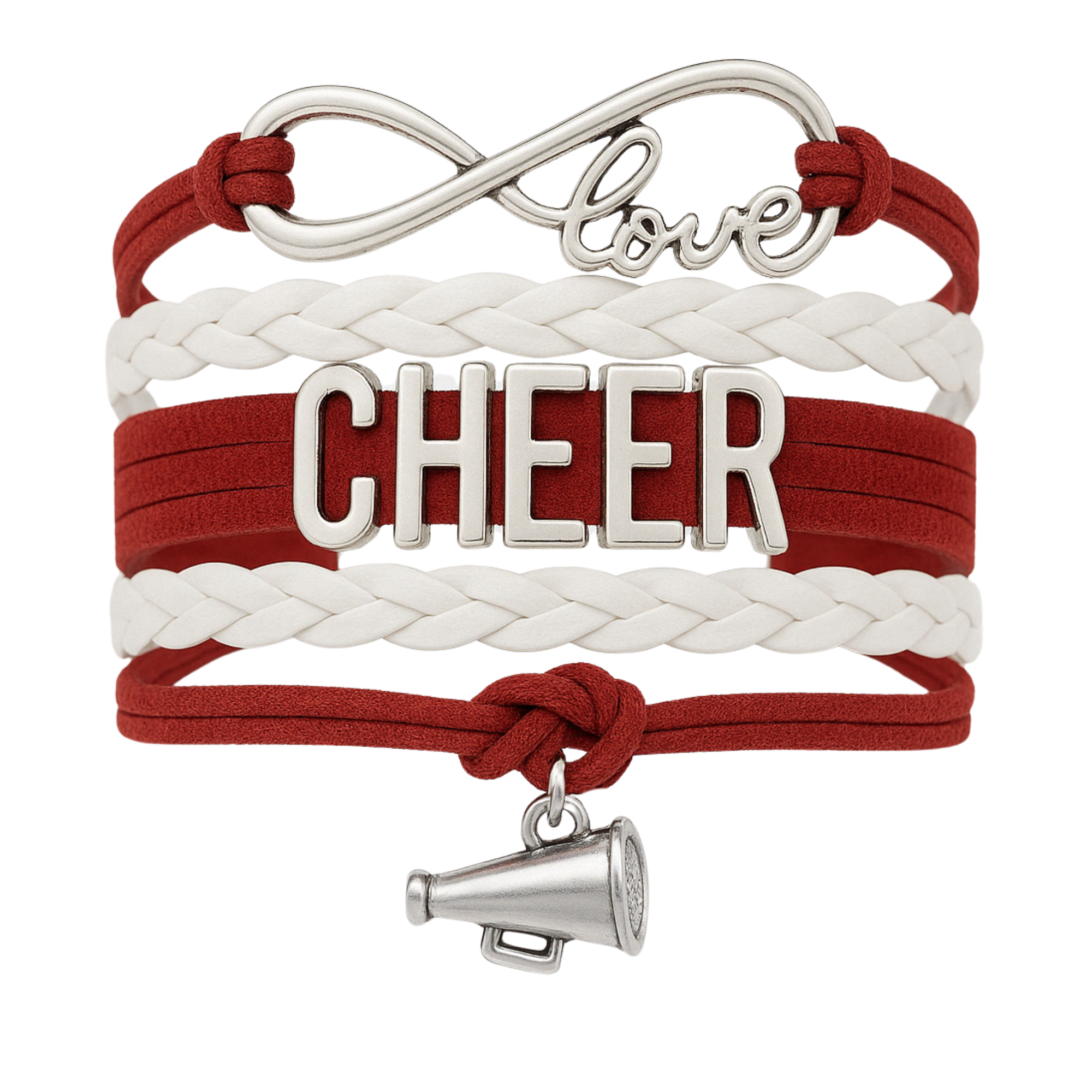 Cheer Charm Bracelet - 22 Team Colors Available