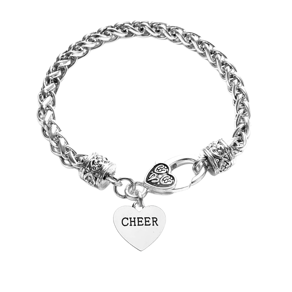 Cheer Antique Silver Rope Bracelet- Pick Style