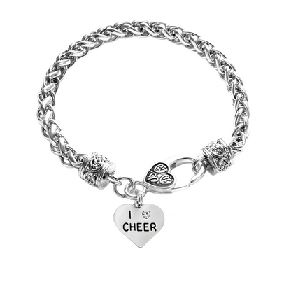 Cheer Antique Silver Rope Bracelet- Pick Style