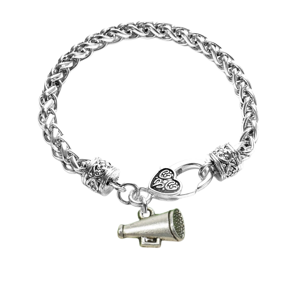 Cheer Antique Silver Rope Bracelet- Pick Style